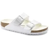 Birkenstock Arizona Birko-Flor Reguliarios Moteriški/Vyriški Basutės Platiems Kojoms Vasarai, Baltos (1019061)