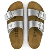 Birkenstock Arizona Birko-Flor Sidabrinės Moteriškos Šlepetės Įprastos/Platintos (1012282)