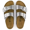 Birkenstock Arizona Birko-Flor Sidabrinės Moteriškos Šlepetės Įprastos/Platintos (1012282)