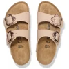 Birkenstock ARIZONA FLOWER BUCKLE VAIKAMS 1030439 SMĖLIO PILIES (standartinis plotis) šlepetės