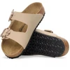 Birkenstock ARIZONA FLOWER BUCKLE VAIKAMS 1030439 SMĖLIO PILIES (standartinis plotis) šlepetės