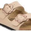 Birkenstock ARIZONA FLOWER BUCKLE VAIKAMS 1030439 SMĖLIO PILIES (standartinis plotis) šlepetės