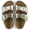Birkenstock Arizona Kids Birko-Flor Electric Metallic Gold Siauri Basankoms (1014841)