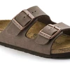 Birkenstock Arizona Kids Birko-Flor Nubuk Mocha siauri šlepetės vaikams (0552893)