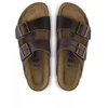 Birkenstock Arizona Soft Footbed Oiled Leather Habana Narrow moteriškos šlepetės (0452763)