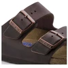 Birkenstock Arizona Soft Footbed Oiled Leather Habana Narrow moteriškos šlepetės (0452763)