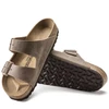 Birkenstock Arizona tabako rudos siauros vyriškos rudos šlepetės (0352203)