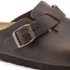 Birkenstock Boston Habana alyvuotos odos moteriški/vyriški klumpiai (įprasto pločio/platesni) (0860131)