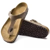 Birkenstock Gizeh Oiled Leather Tabako Rudas Plotis Moteriškos šlepetės (0943811)