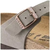 Birkenstock Gizeh Stone Birko-Flor moteriškos šlepetės siauriems kojoms, pilkos (0043393)