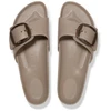 Birkenstock Madrid Big Buckle EVA šlepetės, pilkai smėlio spalvos