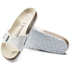 Birkenstock Madrid Birko-Flor Balta Balti Moteriškos Basutės, Įprastas Plotis (0040731)