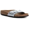 Birkenstock Madrid Sidabrinis W moteriškos šlepetės, sidabrinės