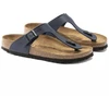 Birkenstock moteriški flip-flop'ai GIZEH BS 0143623 MĖLYNI (siauras plotis)