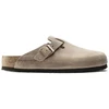 Birkenstock moteriškos klumpės BOSTON BS 1019484 TABACCO BROWN (siauras modelis)