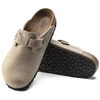 Birkenstock moteriškos klumpės BOSTON BS 1019484 TABACCO BROWN (siauras modelis)
