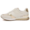 Bladozłote sneakersy moterims Michael Kors 49R4AIFS1M