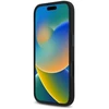 BMW BMHMP16S23SHEB Apple iPhone 16 6.1″ juodos spalvos kietas dėklas Silicone Hexagon Mėlyna Line MagSafe