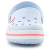Blue CROCS CROCBAND KIDS CLOG T vaikiški klumpės, Mėlynas FROST/GUAVA 207005-4XQ
