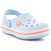Blue CROCS CROCBAND KIDS CLOG T vaikiški klumpės, Mėlynas FROST/GUAVA 207005-4XQ