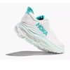 Blue HOKA Clifton 10 Moteriški bėgimo bateliai Balta/Cielo Mėlyna (1162031‑WTCL)