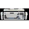 MCHOSE K99 belaidė mechaninė klaviatūra| US | Hyacinth Switch | 2.4GHz, BT | Balta-mėlyna