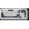 MCHOSE K99 belaidė mechaninė klaviatūra| US | Hyacinth Switch | 2.4GHz, BT | Balta-mėlyna