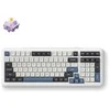 MCHOSE K99 belaidė mechaninė klaviatūra| US | Hyacinth Switch | 2.4GHz, BT | Balta-mėlyna