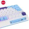 Blue Mėlyna Klaviatūra Royal Kludge KZZI K75 Lite (Mėlyna sea)