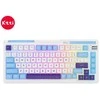 Blue Mėlyna Klaviatūra Royal Kludge KZZI K75 Lite (Mėlyna sea)