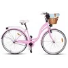 Blue Mėlyna MalTrack [CITY BIKE 28" SS][MILK Rožinis] + Mėlynas