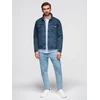 Men's denim katana jacket with washem - mėlynas V4 OM-JADJ-0219