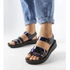 Blue Navy mėlynas Covillon platforminiai sandalai