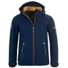 Blue TrollKids Vaikiška striukė Trollfjord mystic mėlynas/golden yellow softshell navy mėlynas (161-146)
