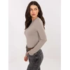 Bluzka-D12099M02788A-ciemny bezowy