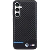 Dėklas BMW BMHCS23FE22NBCK S23 FE S711 juodos spalvos Leather Carbon