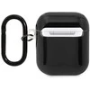 Dėklas BMW BMA222SWTK AirPods 1/2 dangtelis juodas/juodas Kelių spalvų linijos