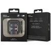 Dėklas BMW BMA222SWTK AirPods 1/2 dangtelis juodas/juodas Kelių spalvų linijos