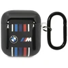 BMW BMA222SWTK AirPods 1/2 dėklas juodos spalvos Multiple Colored Lines
