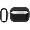 BMW BMAP222SOTK AirPods Pro 2 kartos dėklas, juodas/juodas su trispalvėmis juostelėmis