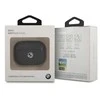 BMW BMAPSSLNA AirPods Pro dėklas navy Geniune Leather sidabro spalvos Logo