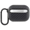 Dėklas BMW BMAPWMPUCA2 AirPods Pro dangtelis juodas/juodas Anglis Dvigubas metalinis logotipas