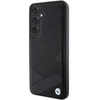 Samsung Galaxy S24 Plus BMW dėklas Signature odinis Crossing Lines Pattern (BMHCS24M23RCGPK) juodos spalvos