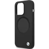 Dėklas BMW BMHMP14LSILBK2 Apple iPhone 14 Pro 6.1″ juodos spalvos Signature Liquid Silicone MagSafe