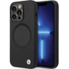Dėklas BMW BMHMP14LSILBK2 Apple iPhone 14 Pro 6.1″ juodos spalvos Signature Liquid Silicone MagSafe