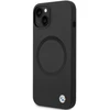 Dėklas BMW BMHMP14SSILBK2 Apple iPhone 14 15 13 6.1″ juodos spalvos Signature Liquid Silicone MagSafe