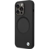 Dėklas BMW BMHMP14XSILBK2 Apple iPhone 14 Pro Max 6.7″ juodos spalvos Signature Liquid Silicone MagSafe