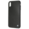 kietas dėklas BMW BMHCI65MBC Apple iPhone Xs Max juodos spalvos Siganture-Carbon
