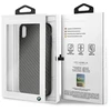 kietas dėklas BMW BMHCI65MBC Apple iPhone Xs Max juodos spalvos Siganture-Carbon
