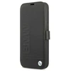 Dėklas BMW BMFLBKP13SSLLBK Apple iPhone 13 mini 5,4″ juodos spalvos book Signature